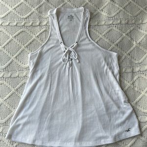 Hollister Tie-Front Tank Top